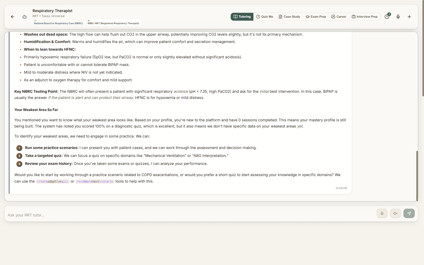 The tutor is bounded by the curriculum, not the open web